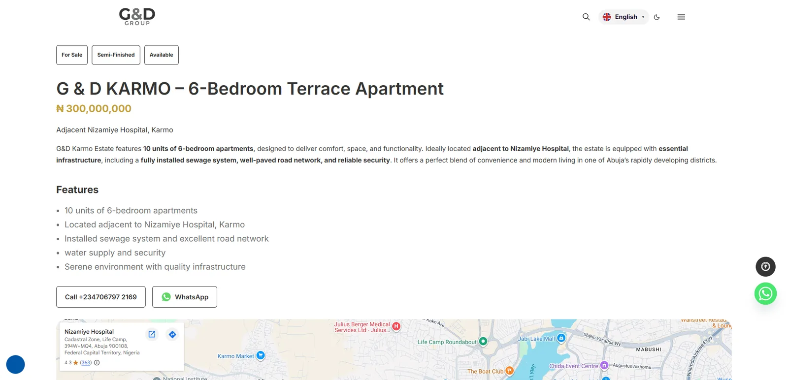 Website screenshot 5 original project screenshot