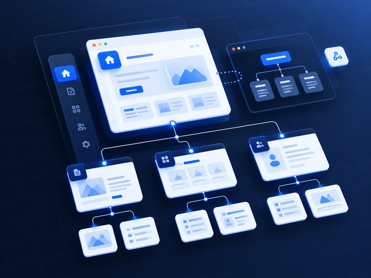 Graphic showing Fit the existing stack for website development